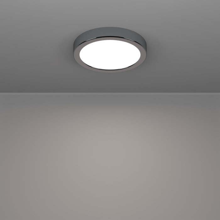 Plafoniera EGLO Fueva 6 901762 LED 7,5W 2700K, 4000K, 6500K 1000lm 220-240V,50/60Hz H 25mm x Ø166mm otel crom plastic alb IP44 [4]