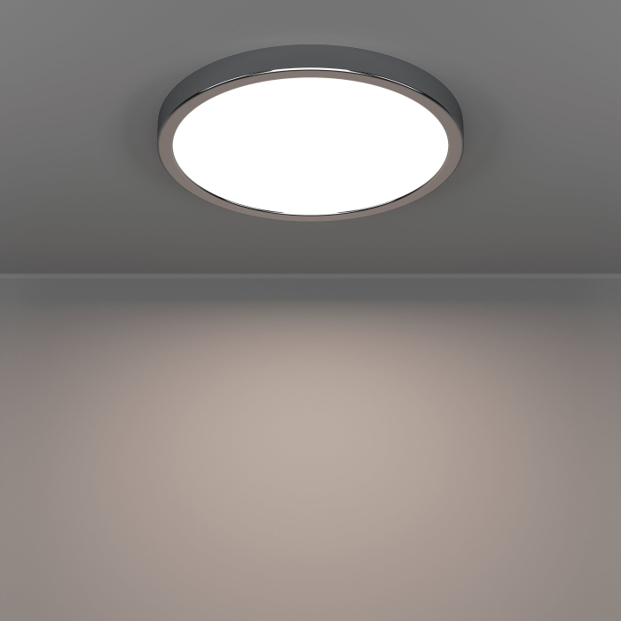 Plafoniera EGLO Fueva 6 901764 LED 14,2W 2700K, 4000K, 6500K 2000lm 220-240V,50/60Hz H 25mm x Ø278mm otel crom plastic alb IP44 [4]