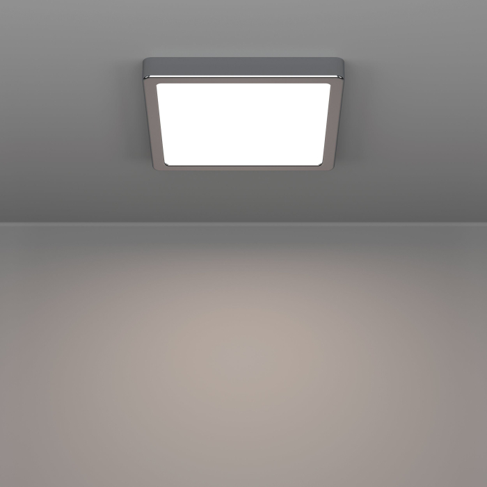 Plafoniera EGLO Fueva 6 901766 LED 10,5W 2700K, 4000K, 6500K 1700lm 220-240V,50/60Hz L 220mm x l 220mm x H 25mm otel crom plastic alb IP44 [4]