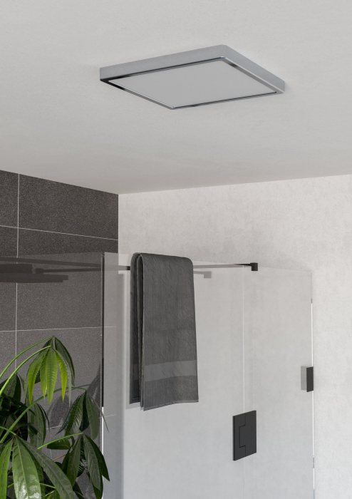 Plafoniera EGLO Fueva 6 901767 LED 13W 2700K, 4000K, 6500K 2100lm 220-240V,50/60Hz L 290mm x l 290mm x H 25mm otel crom plastic alb IP44 [2]