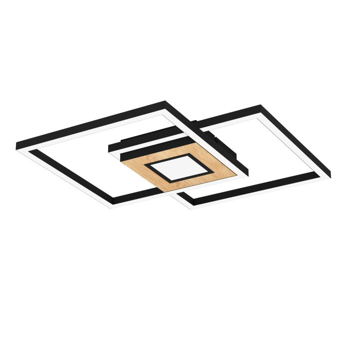 Plafoniera EGLO Marinello 901742 LED;LED 2X17W;4,2W 2700-6500K 4580;580lm 220-240V,50/60Hz L 485mm x l 485mm x H 55mm aluminiu/otel/lemn negru/maro plastic alb IP20 [2]