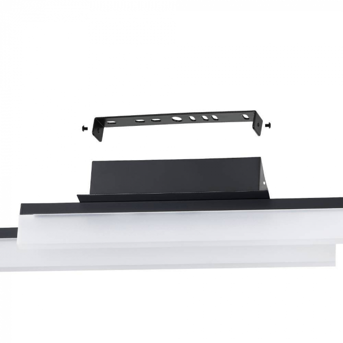 Plafonieră EGLO PALMITAL 900844, 2X11W, 3000K, Aluminiu, oțel, Negru IP44 [4]