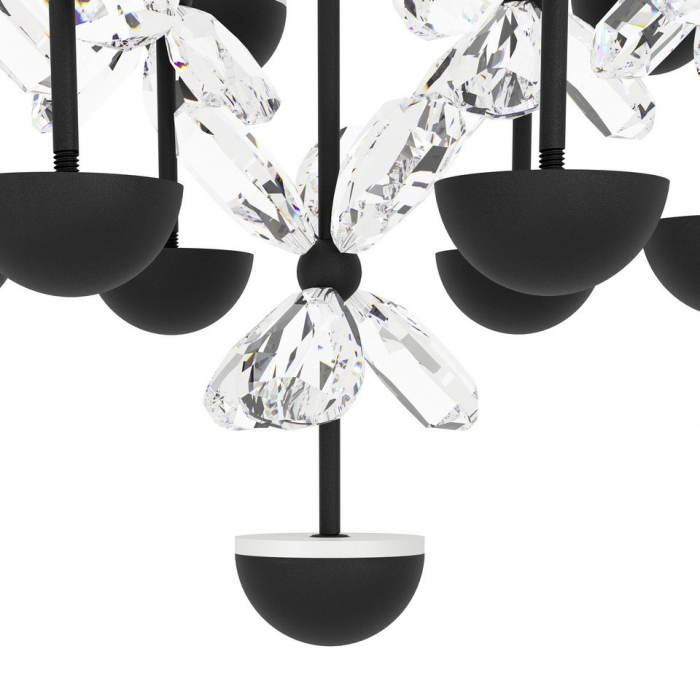 Plafonieră EGLO PIANOPOLI 2 390275, 15X1,8W, 3600lm 3000K, Oțel, Negru [2]