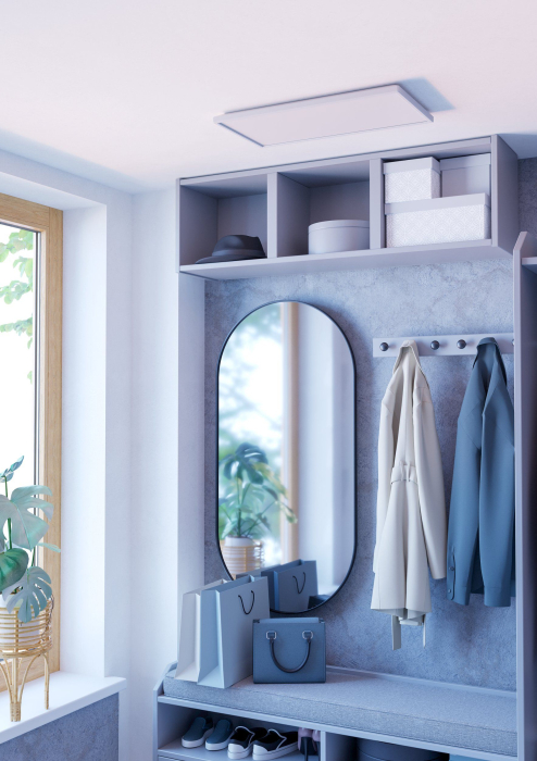 Plafoniera EGLO Rovito 901453 LED 17,2W 2700K, 4000K, 6500K 2580lm 220-240V,50/60Hz L 570mm x l 300mm x H 30mm plastic alb plastic alb IP44 [2]