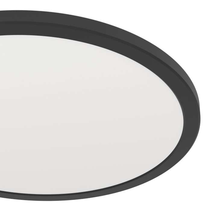 Plafoniera EGLO Rovito-R 901454 LED 18,5W 2700-6500K 2300lm 220-240V,50/60Hz H 30mm x Ø389mm plastic negru plastic alb IP44 [3]