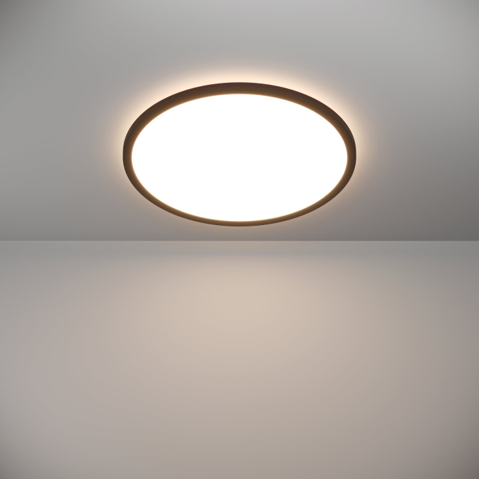 Plafoniera EGLO Rovito-R 901455 LED 16,8W 2700-6500K 2900lm 220-240V,50/60Hz H 32mm x Ø500mm plastic negru plastic alb IP44 [4]