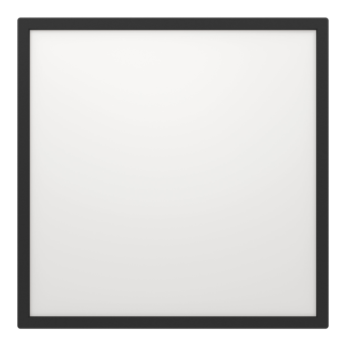 Plafoniera EGLO Rovito-R 901457 LED 17W 2700-6500K 2800lm 220-240V,50/60Hz L 500mm x l 500mm x H 32mm plastic negru plastic alb IP44 [5]