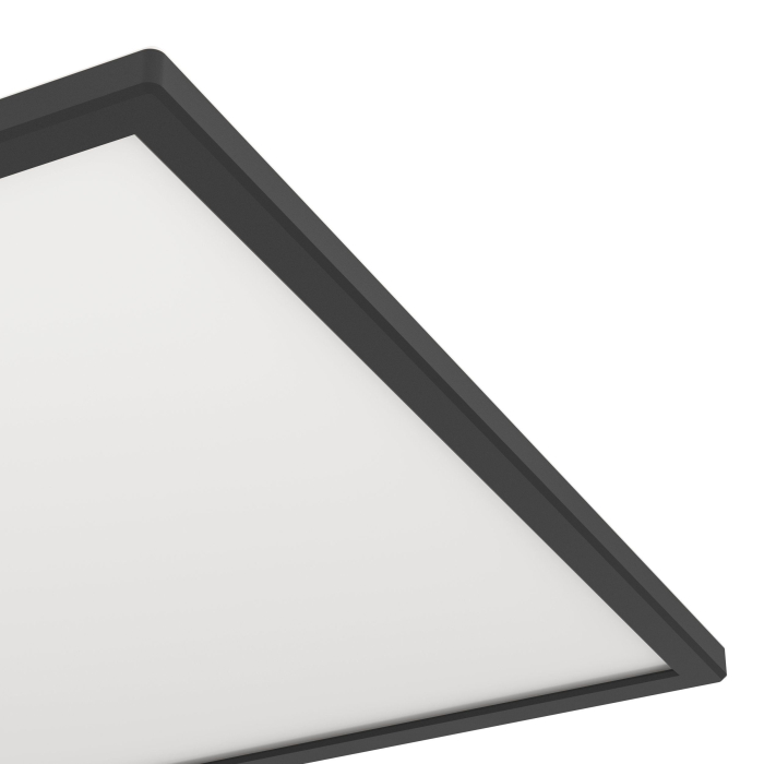 Plafoniera EGLO Rovito-R 901457 LED 17W 2700-6500K 2800lm 220-240V,50/60Hz L 500mm x l 500mm x H 32mm plastic negru plastic alb IP44 [3]