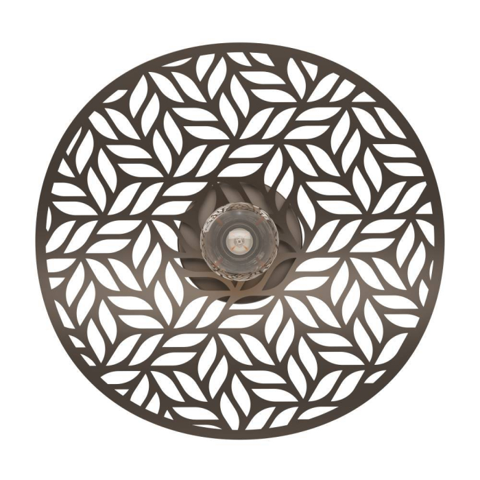 Plafoniera EGLO Swaby 44123 E27 1X60W 220-240V,50/60Hz H 125mm x Ø400mm otel bronz  IP20 [3]