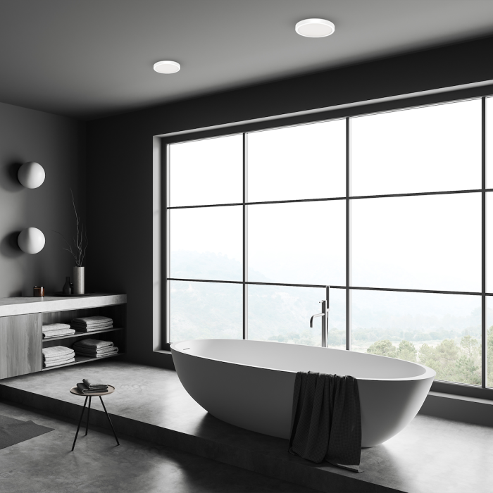 Plafonieră exterior Milagro Vera  24W 2600lm 4000K 230V/50Hz White Policarbonat IP65 [3]