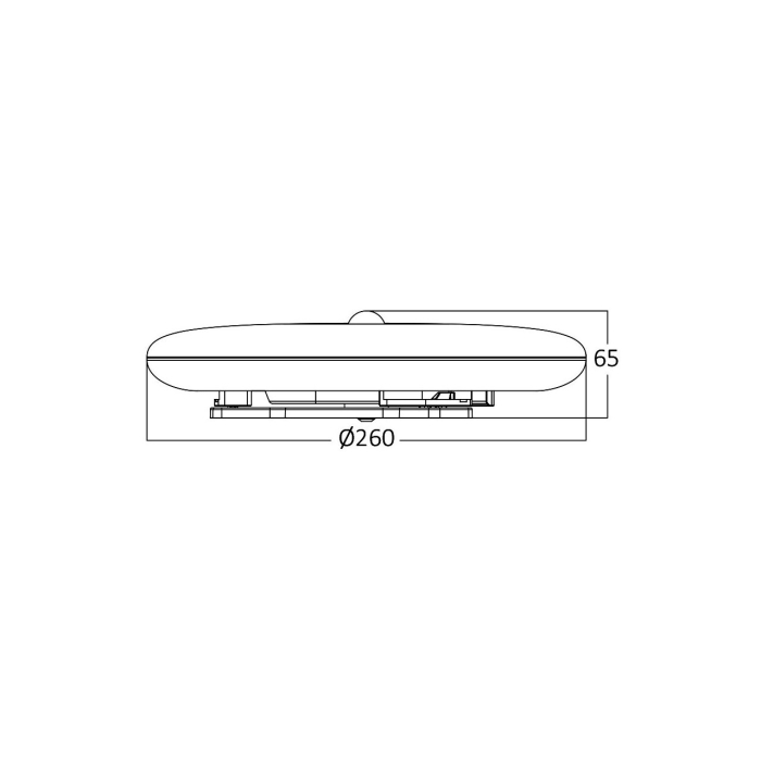 Plafonieră LED 18W 1740 lm IP44 cu Senzor de Mișcare, Alb, Ø260 mm, 3000K [6]