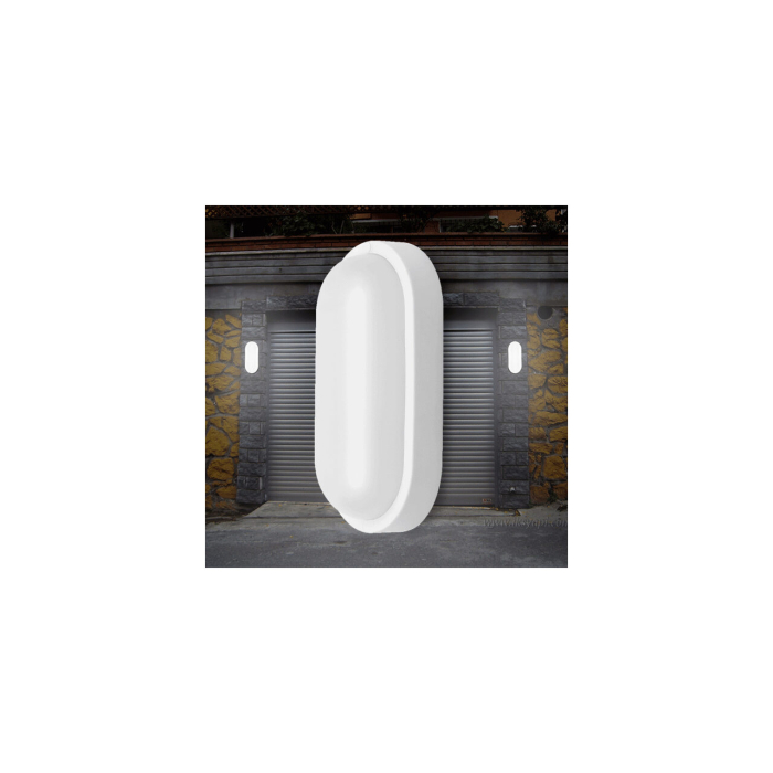 Plafonieră LED 18W 1780 lm IP54, Alb, 3000 K (Alb Cald), 260×135×58 mm [2]