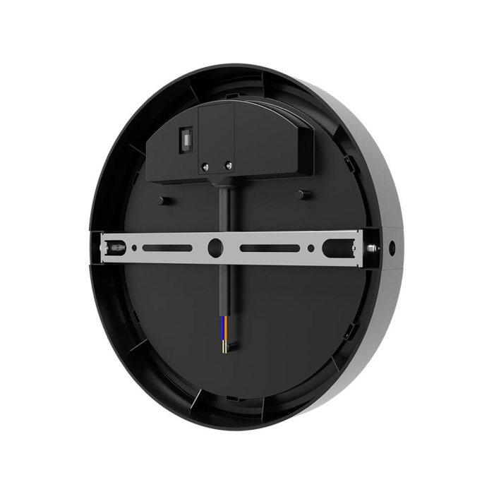 Plafonieră LED 18W 3-în-1 (3IN1) 2020 lm IP65 cu Corp Negru, Rotund Ø222 mm [4]