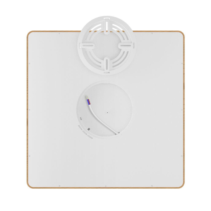 Plafonieră LED 36W 2600lm IP40 Lemn 400x400 mm „3-în-1 Temperatură Reglabilă” [4]