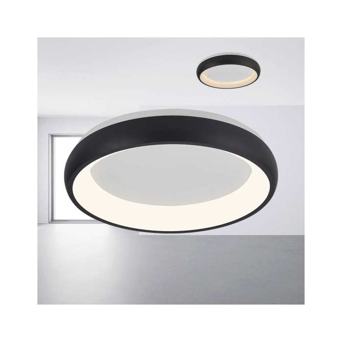 Plafonieră LED 36W 4260lm IP20 Negru Ø480mm – 3-în-1 Temperatură Reglabilă [2]