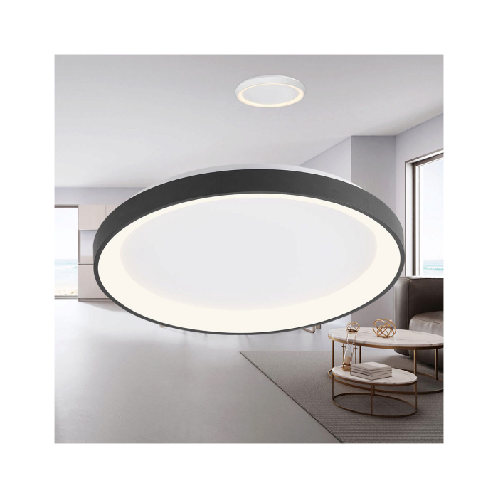 Plafonieră LED 36W 4260lm IP20 Negru Ø480mm – 3-în-1 Temperatură Reglabilă [2]