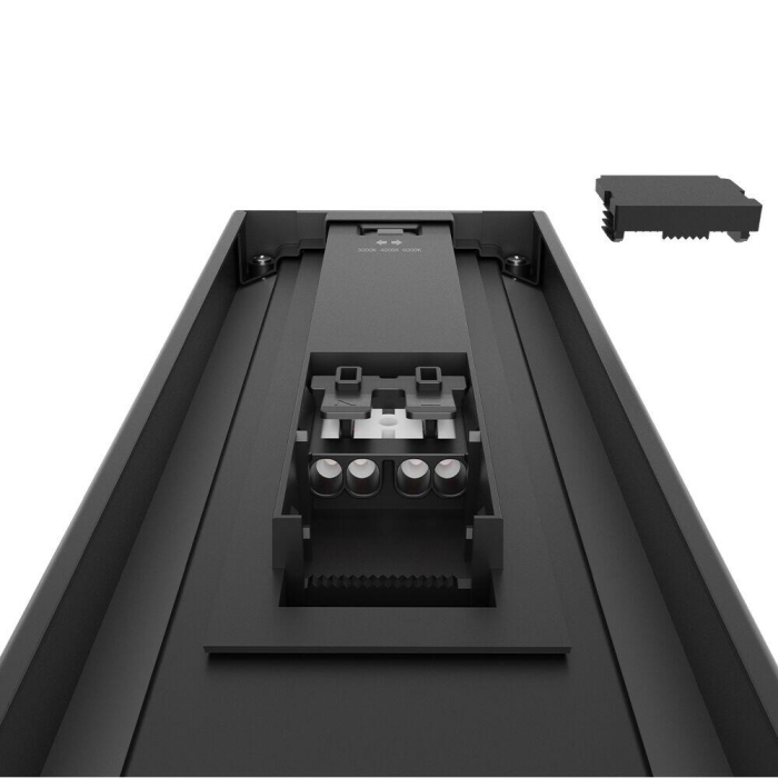 Plafonieră LED 36W 4320lm IP40 Negru 1190x60 mm – 3-în-1 Temperatură Reglabilă [5]