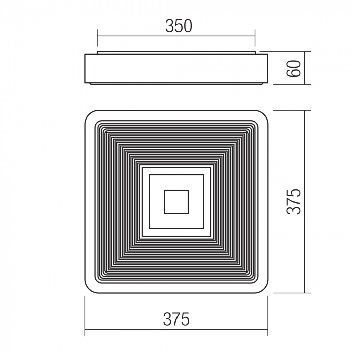 Plafoniera Smarter Apollo 05-948 Metal Alb mat LED 24W 3000K-6000K 1800lm IP20 [3]