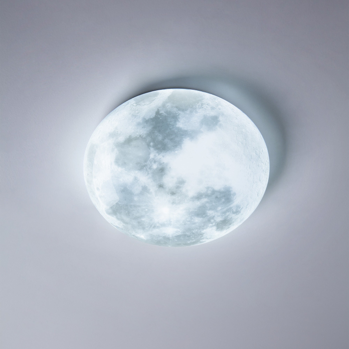 Plafoniera LED Luna 04-531, 24W, 850lm, lumina calda / rece / RBG, telecomanda, dimabila, control Tuya, alba [5]