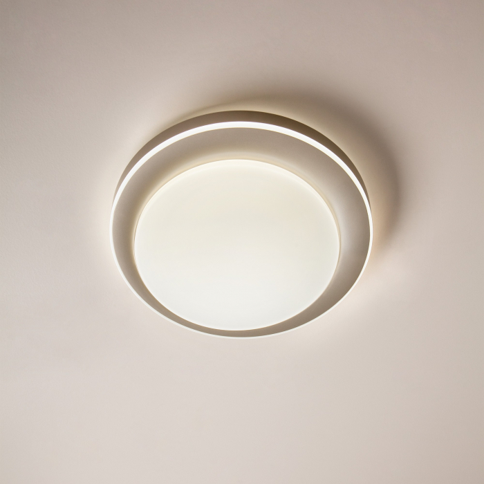 Plafoniera LED Paddy 05-901, 24 W, 1220 lm, lumina neutra, alb + auriu [2]