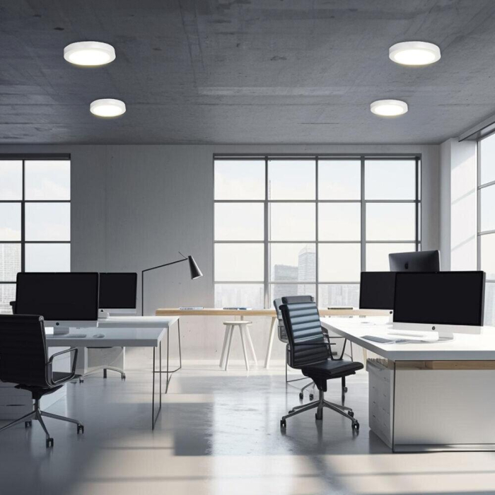 Plafonieră LED Rotundă 24W 2400lm IP40 Alb Ø300 mm „3-în-1 Temperatură Reglabilă” [2]