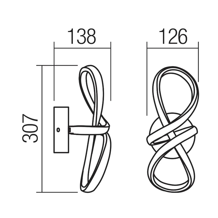 Plafoniera LED ANGLE, 13 W, 1000 lm, lumina neutra, auriu + alb, modern [2]