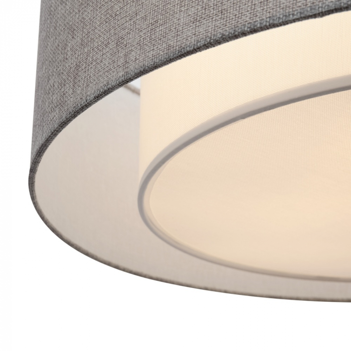 Plafoniera Maytoni Bergamo MOD613CL-04GR E27 3x60W -  Metal White/Gray IP20 [2]
