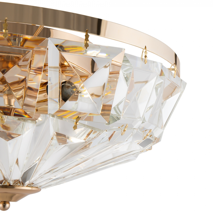 Plafoniera Maytoni Classic Facet MOD094CL-06G E14 6x60W -  Metal/Glass Gold IP20 [3]