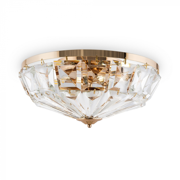 Plafoniera Maytoni Classic Facet MOD094CL-06G E14 6x60W -  Metal/Glass Gold IP20 [5]