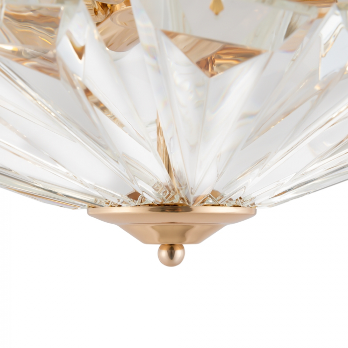 Plafoniera Maytoni Classic Facet MOD094CL-06G E14 6x60W -  Metal/Glass Gold IP20 [2]