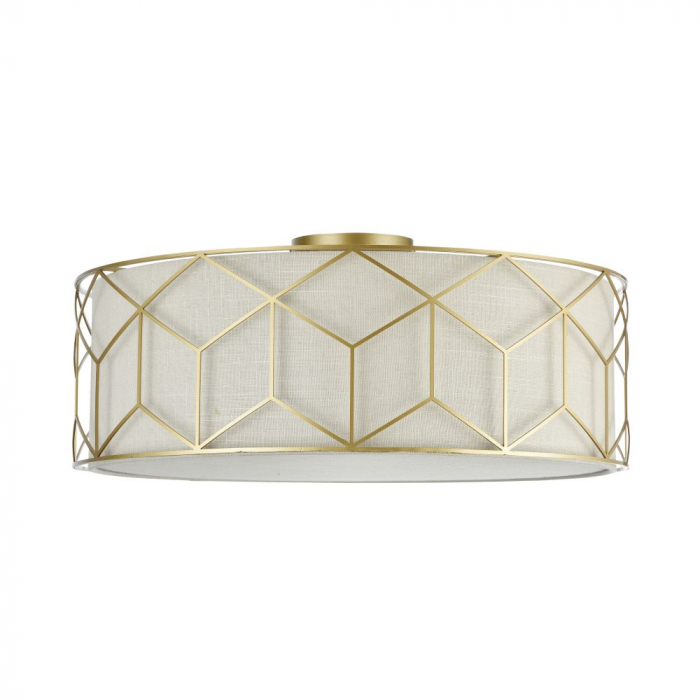 Plafoniera Maytoni Classic Messina H223-PL-05-G E27 3x60W -  Metal Gold IP20 [5]