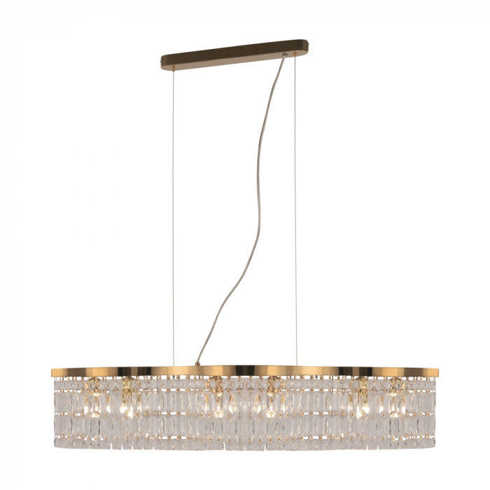 Plafoniera Maytoni Dune DIA005PL-06G E14 6x60W -  Metal/Glass Gold IP20 [5]