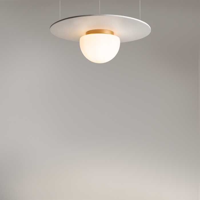 Plafoniera Maytoni Glassy MOD270CL-01G E27 1x60W -  Metal/Glass Gold IP20 [3]