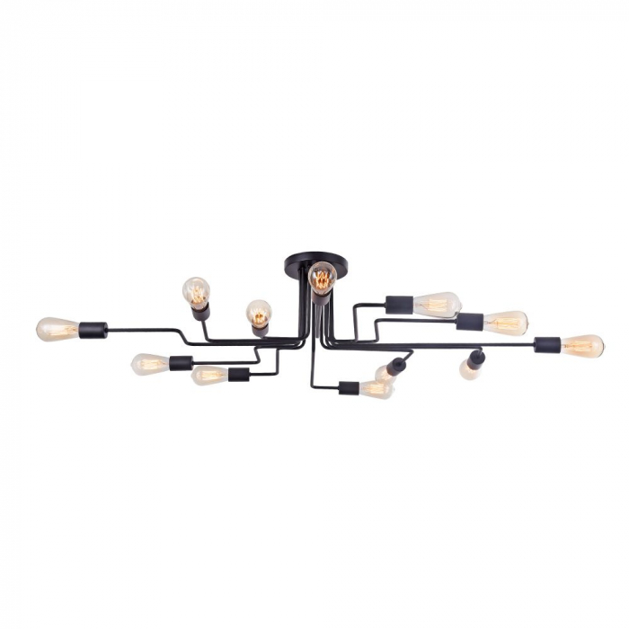 Plafoniera Maytoni Loft Gilbert T532CL-12B E27 12x60W -  Metal Black IP20 [2]