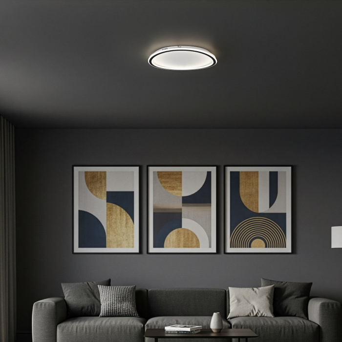 Plafoniera Milagro Cali LED 30W 2020 lm 4000K 230V Black & White Metal IP20 [3]