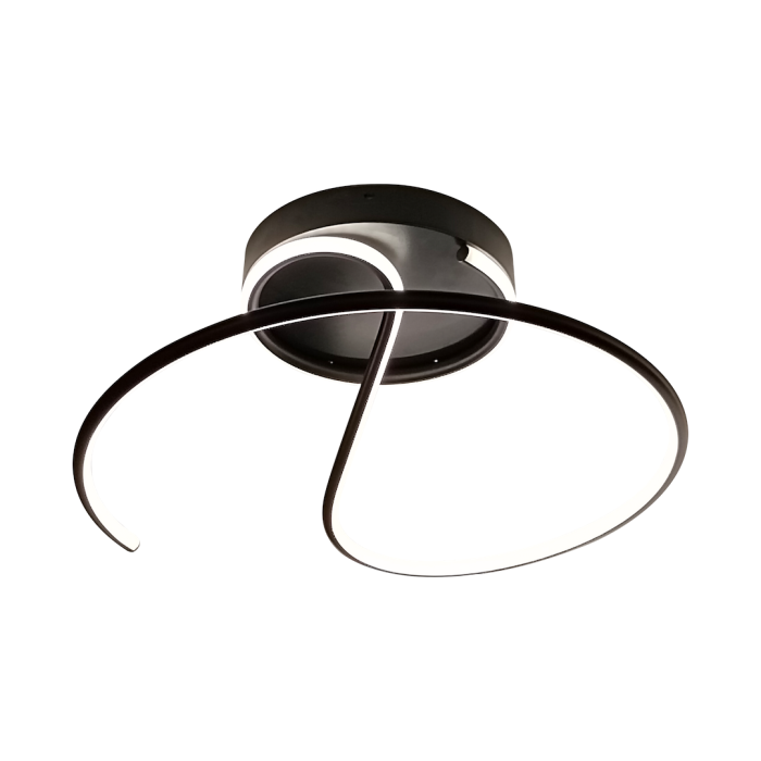 Plafoniera Milagro Delta LED 30W 1950lm 4000K 230V Black Metal & Plastic IP20 [6]