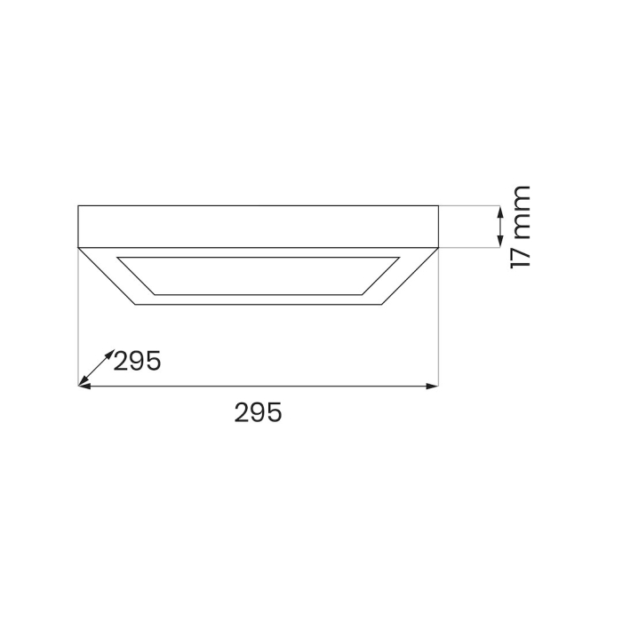Plafoniera Milagro Evora LED 24W 1680lm 3000K/4000K/6000K 230V Black Plastic IP20 [7]