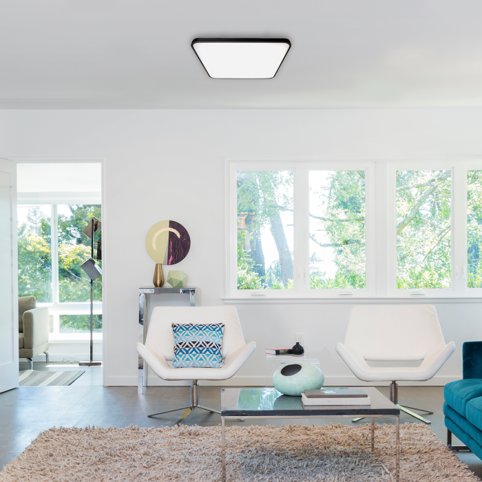 Plafoniera Milagro Fabio LED 23W 2100 lm 4000K 230V Black Metal & Plastic IP20 [2]