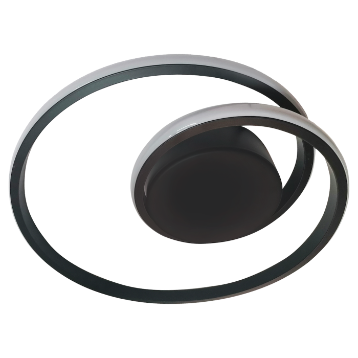 Plafoniera Milagro Fantasy LED 30W 1800 lm 4000K 230V Black Metal & Acril IP20 [2]