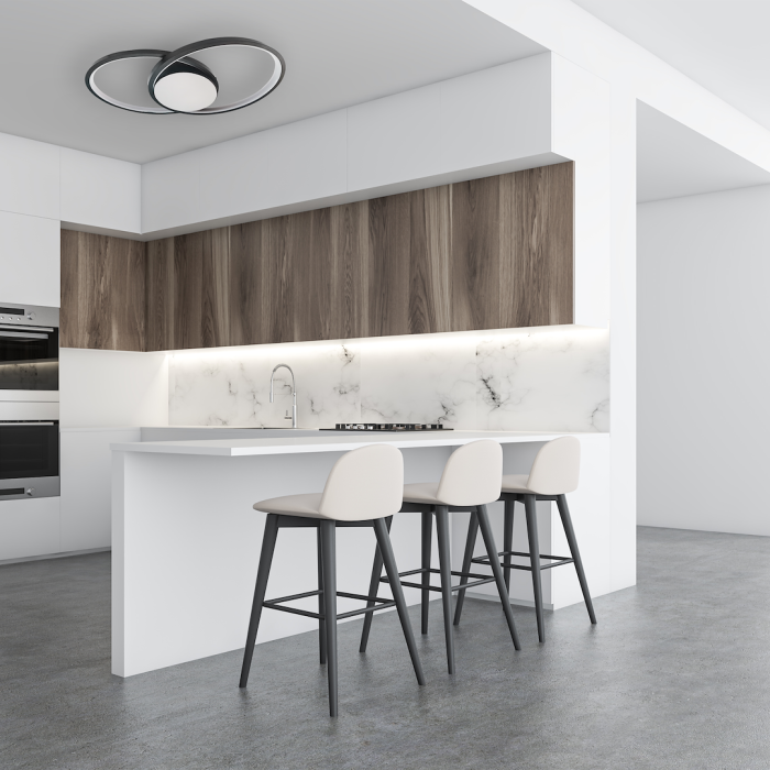 Plafoniera Milagro Focus LED 40W 2400 lm 4000K 230V Black Metal & Acril IP20 [6]