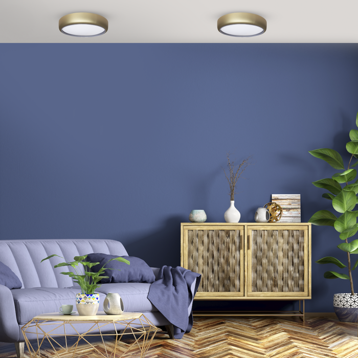 Plafoniera Milagro Gea LED 36W 2520lm 3000K/6000K 230V Gold Metal & Plastic IP20 [4]