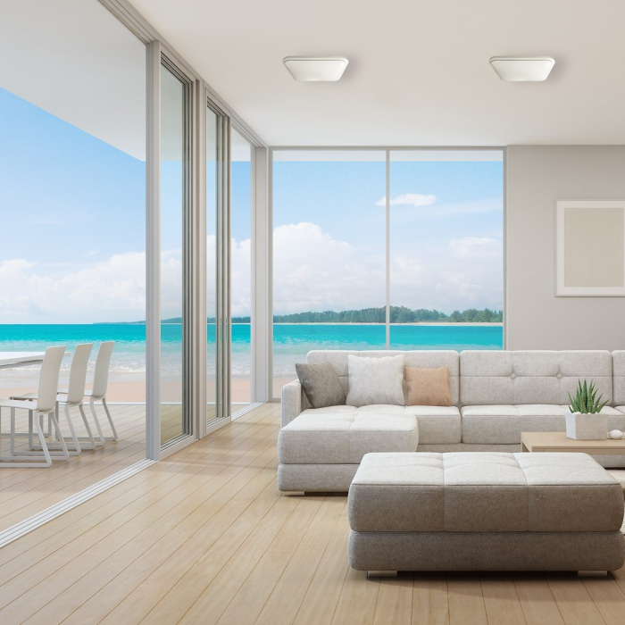 Plafoniera Milagro Greg LED 13W 1375lm 4000K 230V White Metal & Plastic IP44 [2]