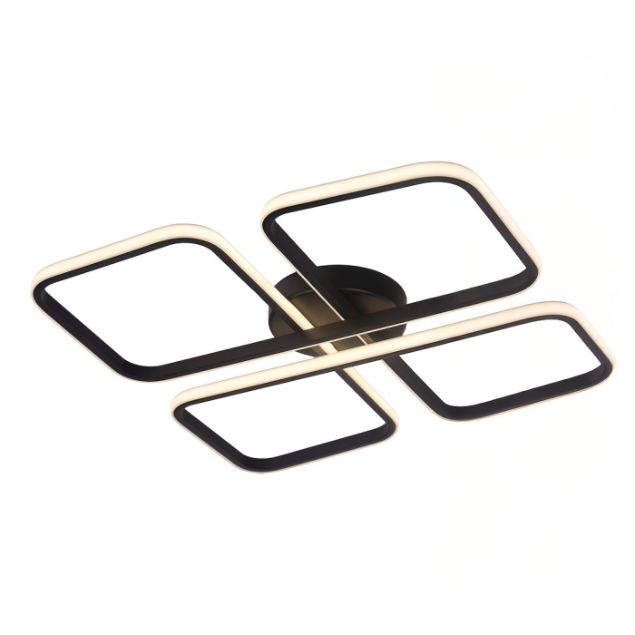 Plafoniera Milagro Hidalgo LED 40W 1507 lm 4000K 230V Black Metal IP20 [7]