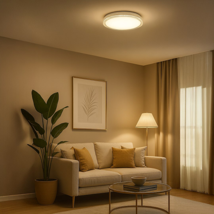 Plafoniera Milagro Lago LED 36W 3600 lm 4000K 230V White Metal & Plastic IP20 [3]