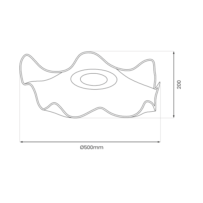 Plafonieră Milagro Largo  16W 1300lm 4000K 230V/50Hz Gold Metal & Acril IP20 [5]