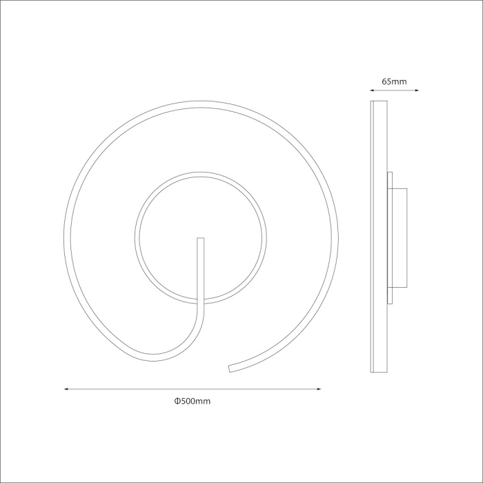 Plafoniera Milagro Lorenzo LED 22W 1180 lm 4000K 230V Gold Metal IP20 [8]