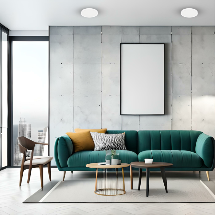 Plafoniera Milagro Maq LED 18W 1850lm 3000K/4000K/6500K 230V White Plastic IP40 [5]