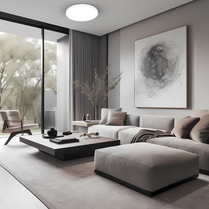 Plafoniera Milagro Maq LED 40W 4300lm 3000K/4000K/6500K 230V White Plastic IP40 [5]