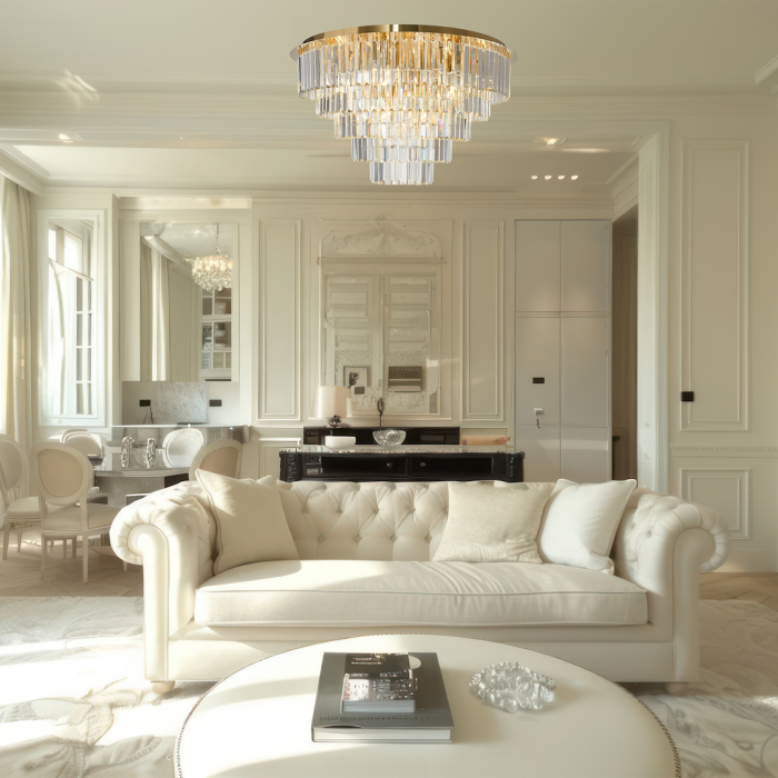 Plafonieră Milagro Milano  12xE14 max 40W   230V/50Hz Gold Metal & Cristal IP20 [3]