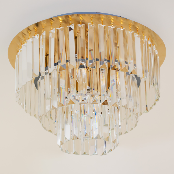 Plafonieră Milagro Milano  6xE14 max 40W   230V/50Hz Gold Metal & Cristal IP20 [7]